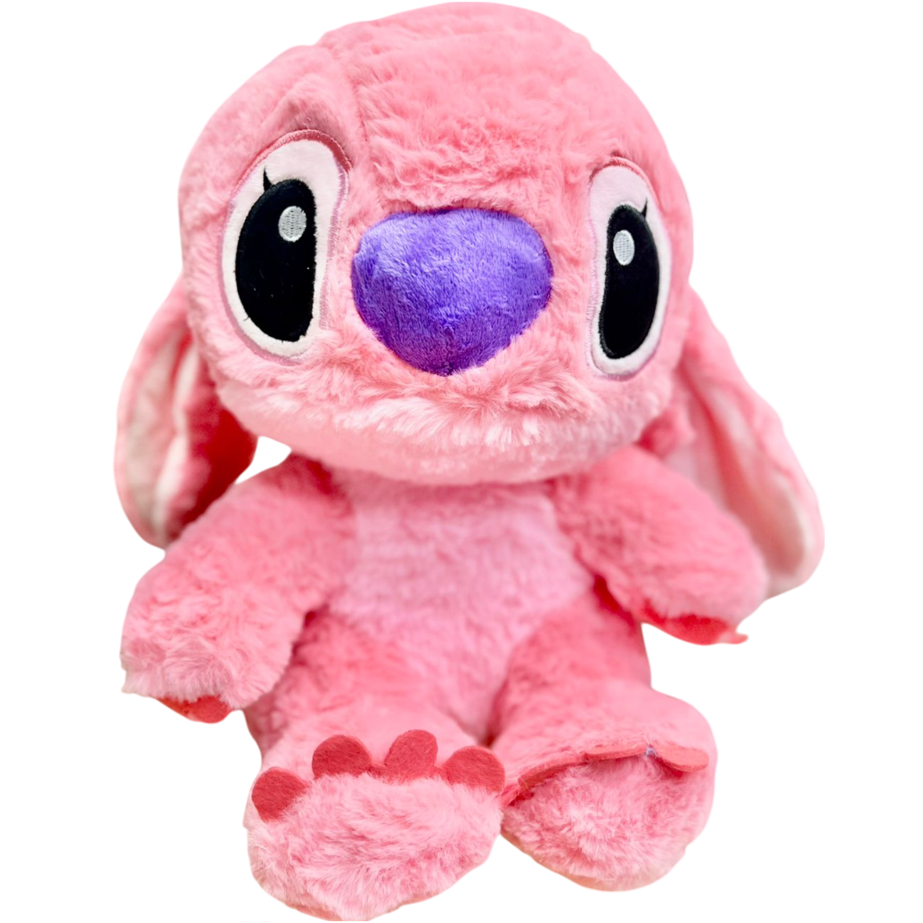 MOCHILAS PELUCHE * STITCH ROSA *