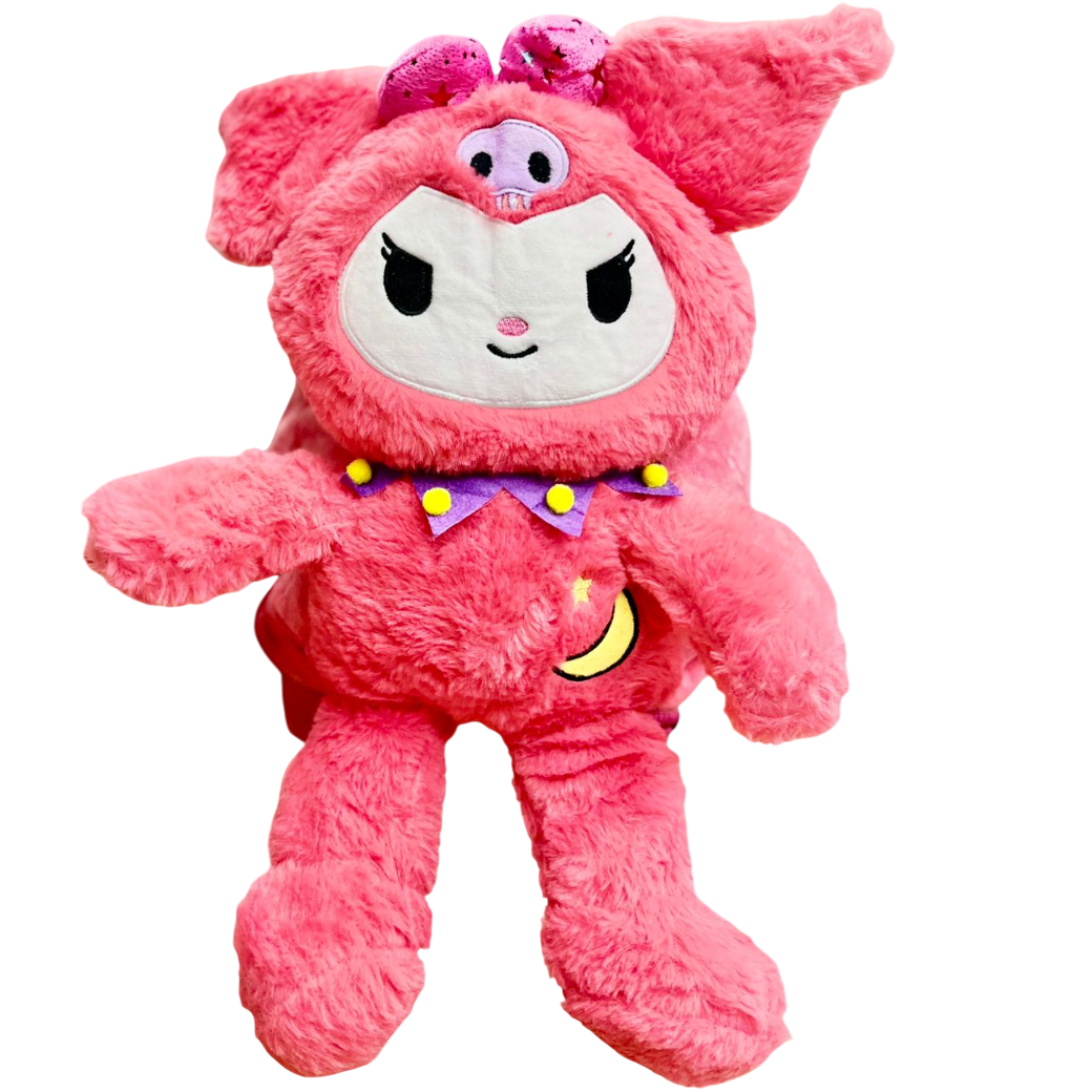 MOCHILAS PELUCHE * KUROMI FUCSIA *