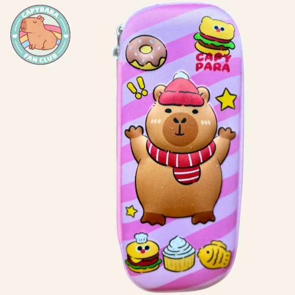 CARTUCHERAS *CAPIBARA* Rigida 3D c/ Organizador interno