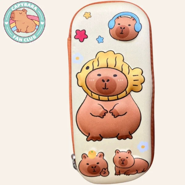 .CARTUCHERAS *CAPIBARA* Rigida 3D c/ Organizador interno