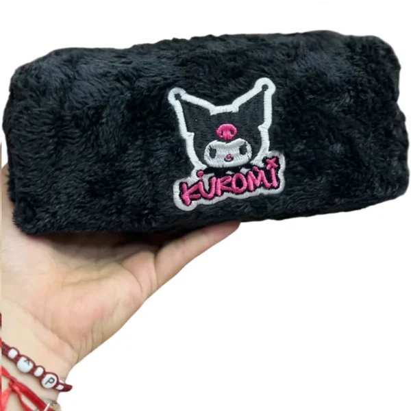 CARTUCHERAS *KUROMI NEGRA* PELUCHE