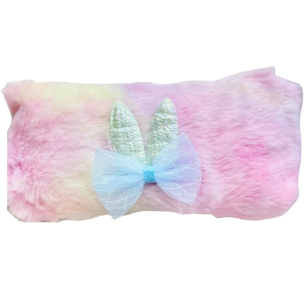 CARTUCHERAS *PASTEL CON MOÑO* PELUCHE