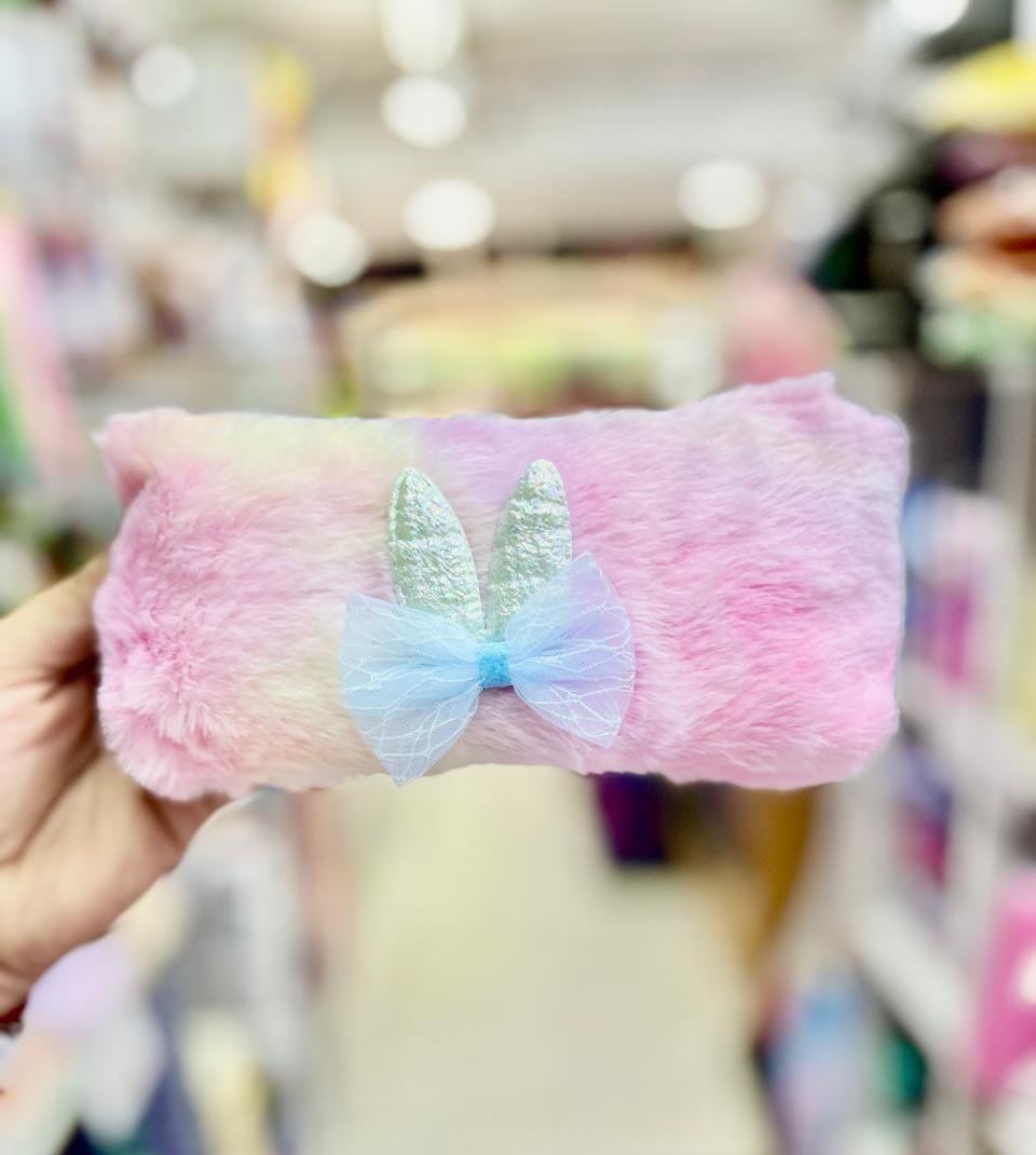 CARTUCHERAS *PASTEL CON MOÑO* PELUCHE