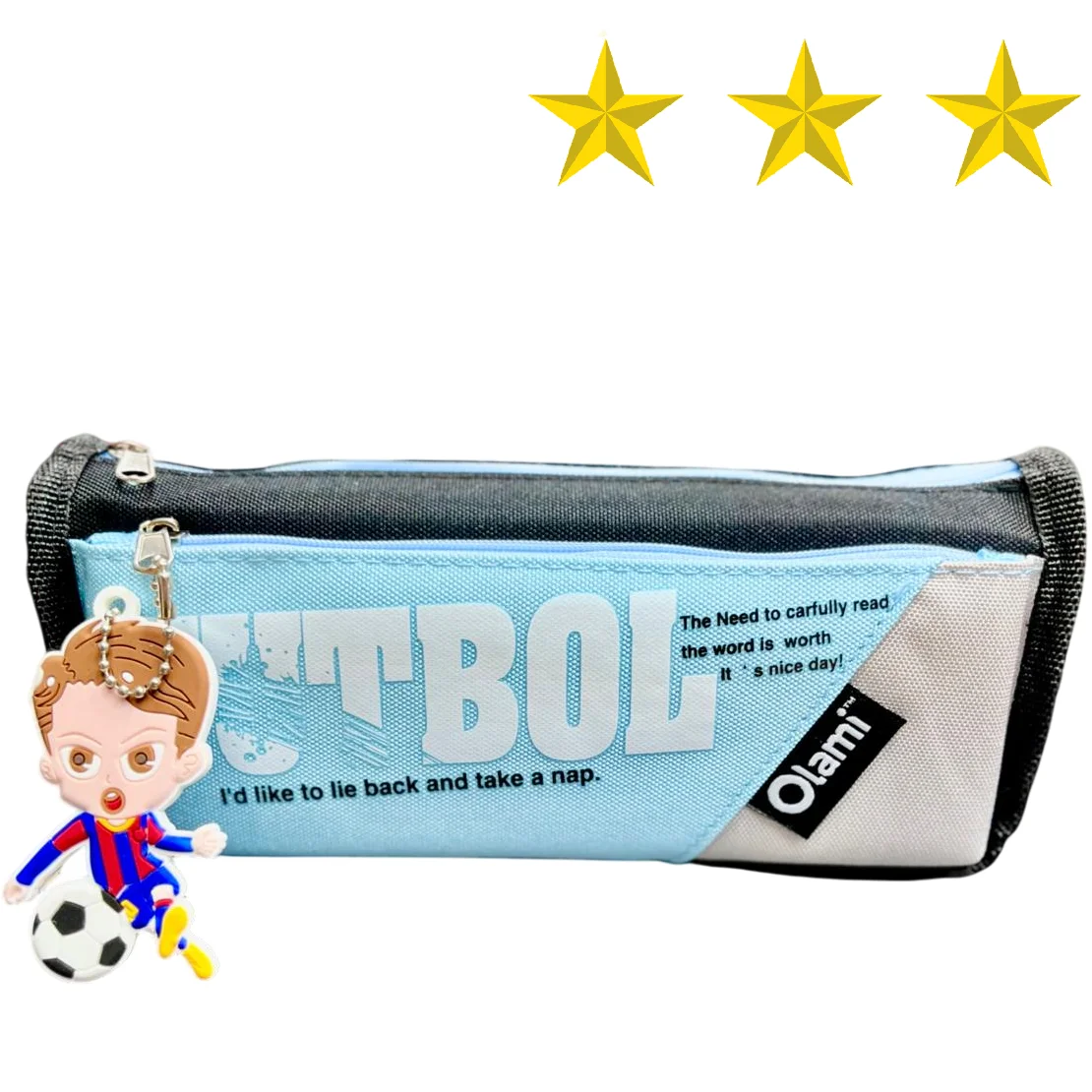 CARTUCHERAS *SELECCION ARGENTINA 2 CIERRES* OLAMI FUTBOL AFA