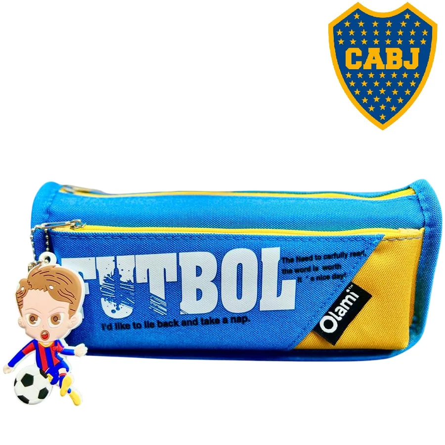 CARTUCHERAS *BOCA JUNIORS 2 CIERRES* OLAMI FUTBOL