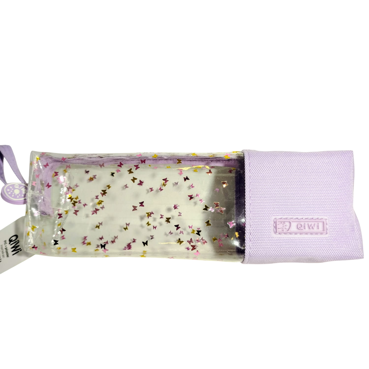 CARTUCHERAS OLAMI *TRANSPARENTE LILA PASTEL* MEDIANA