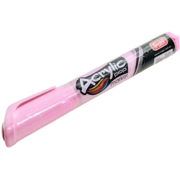 MARCADOR DE ACRILICO TRABI " ROSA " ACRYLIC POP PUNTAS INTERCAMBIABLES