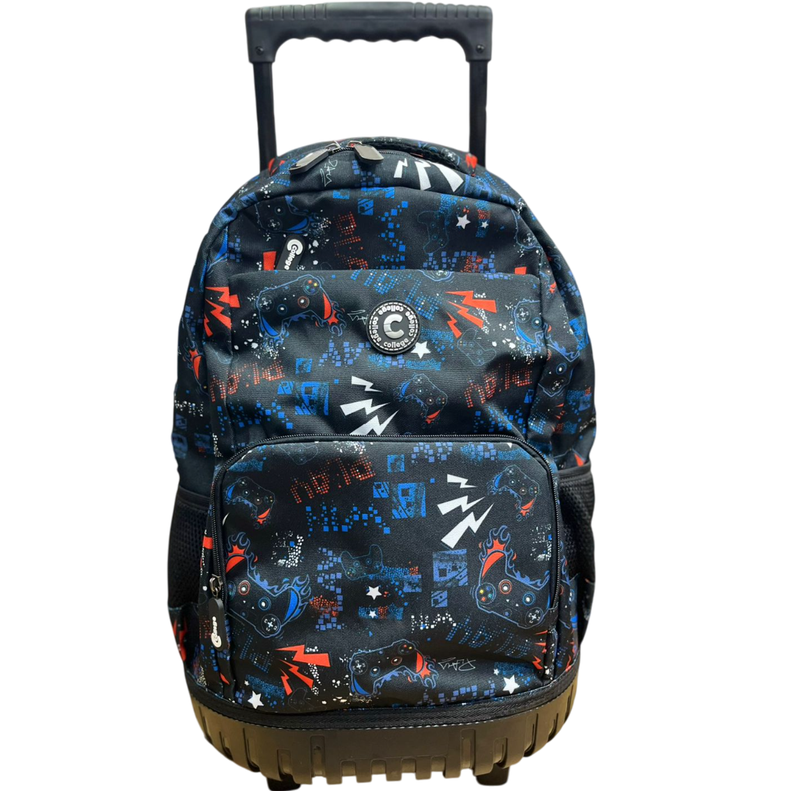 Mochila Con Carro * GAMER * COLLEGE 18" 24 LITROS Escolar Reforzada -Calidad-