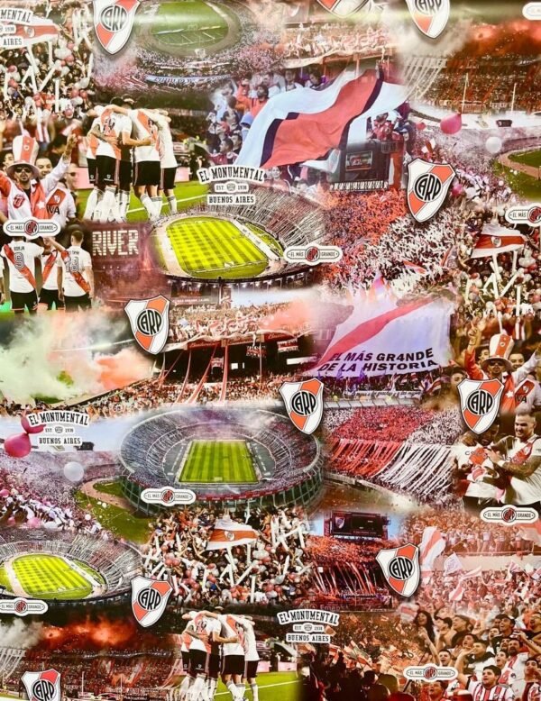 Papeles de Forrar Fantasía *RIVER PLATE*