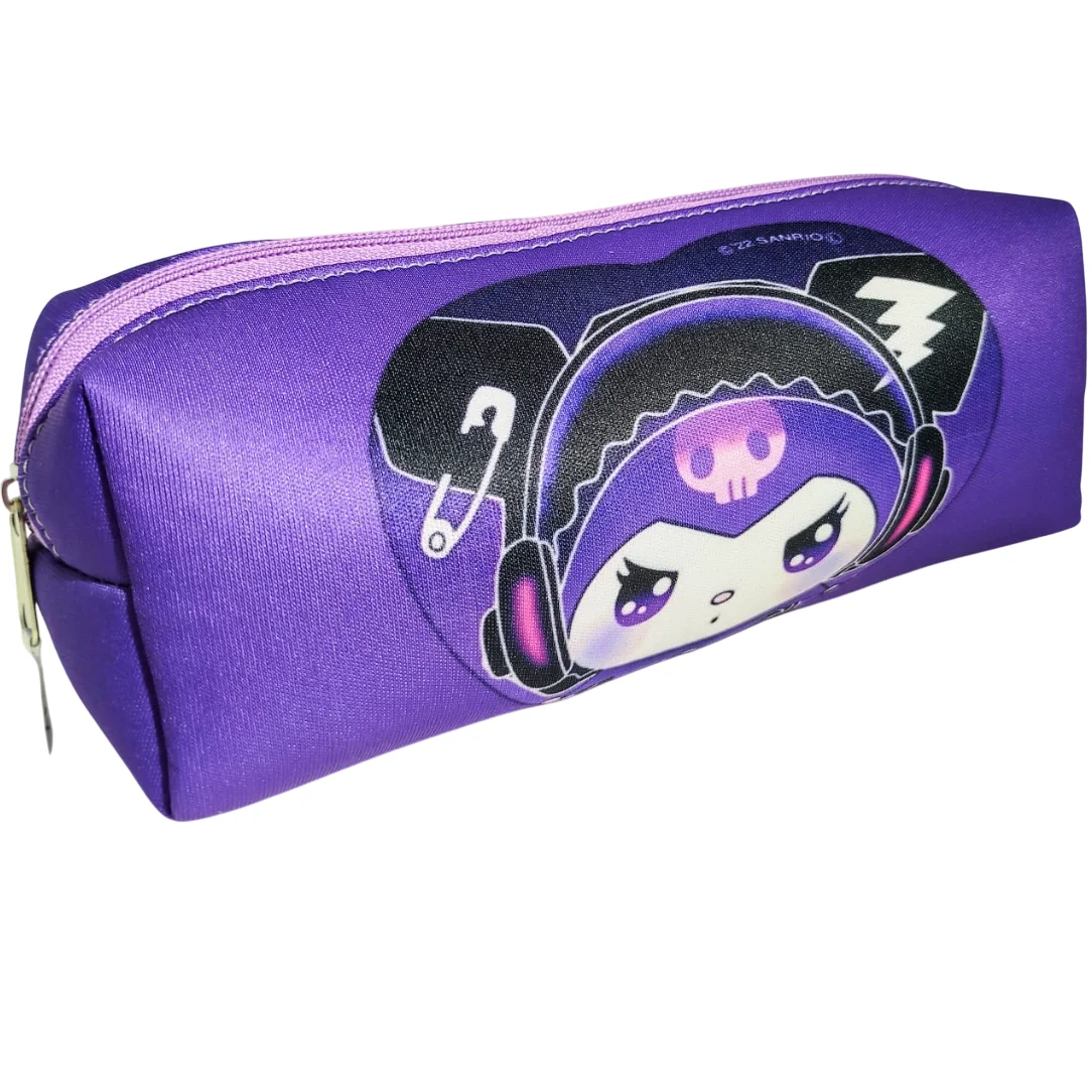 CARTUCHERAS NEOPRENE "KUROMI" TAMAÑO MEDIANO (LAVABLES) Cod 117