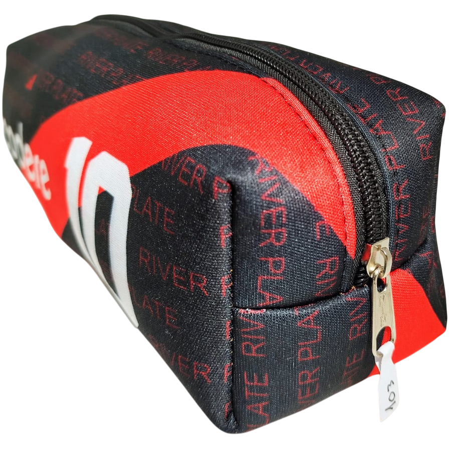 CARTUCHERAS NEOPRENE "RIVER PLATE" TAMAÑO MEDIANO (LAVABLES) Cod 103