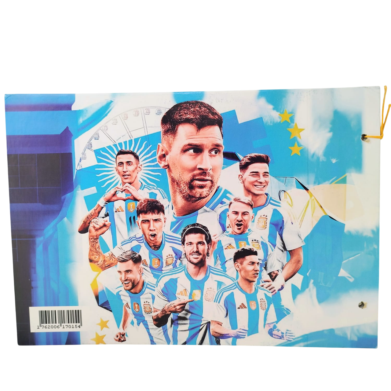 Tapa de Carpeta de dibujo N5 " CAMPEONES " SELECCION ARGENTINA