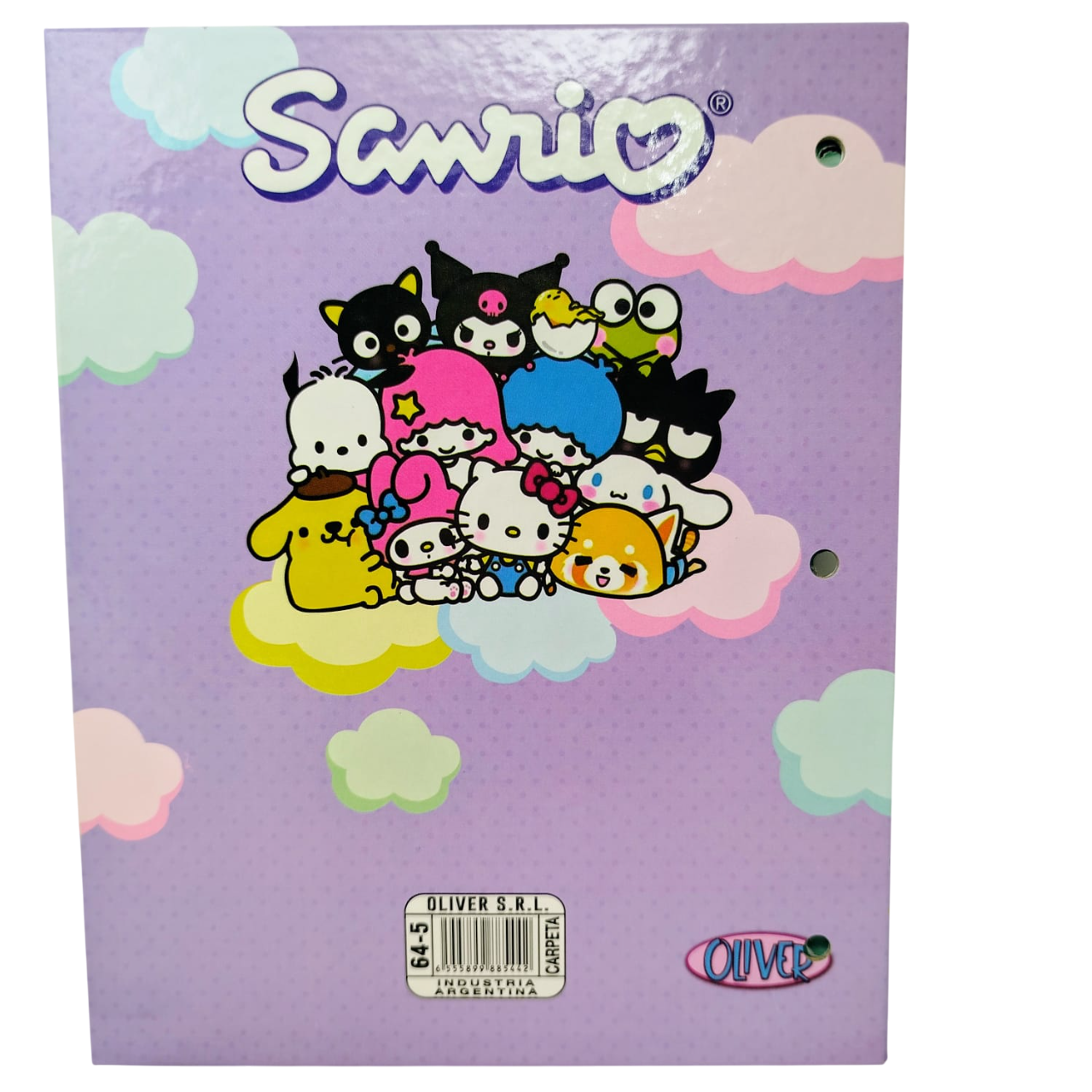 Tapa de Carpeta Escolar N3 " SANRIO "