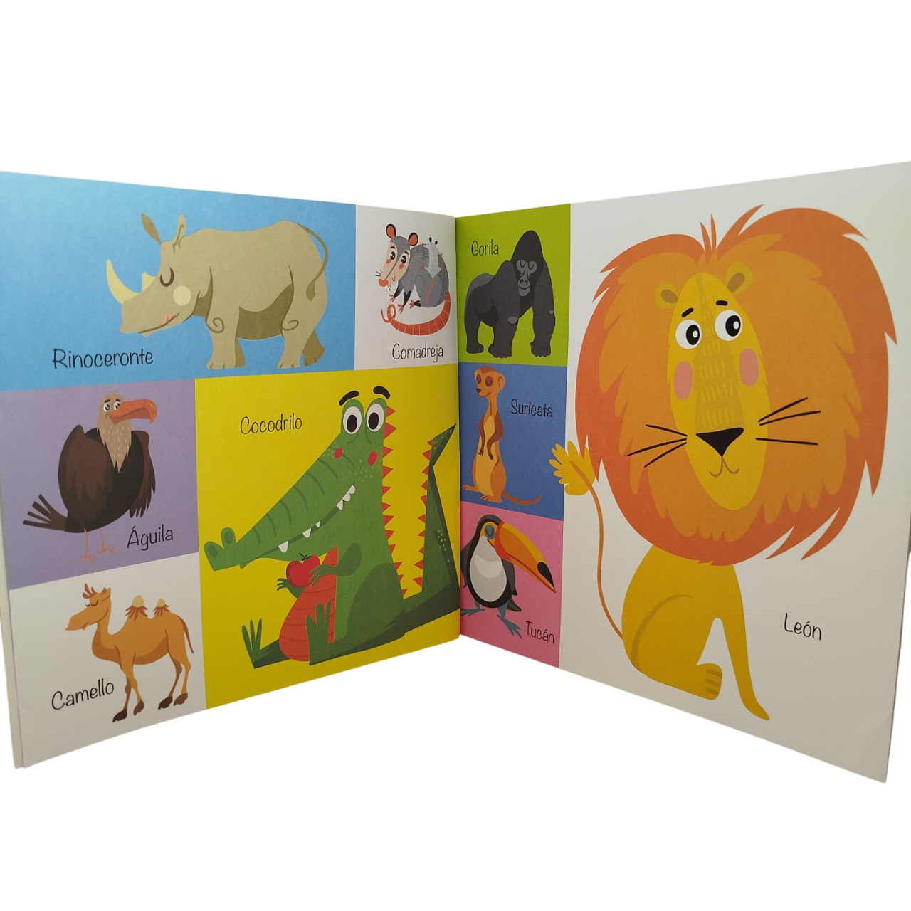 LIBRITOS ILUSTRADOS * 100 ANIMALES DE LA GRANJA *  24X25