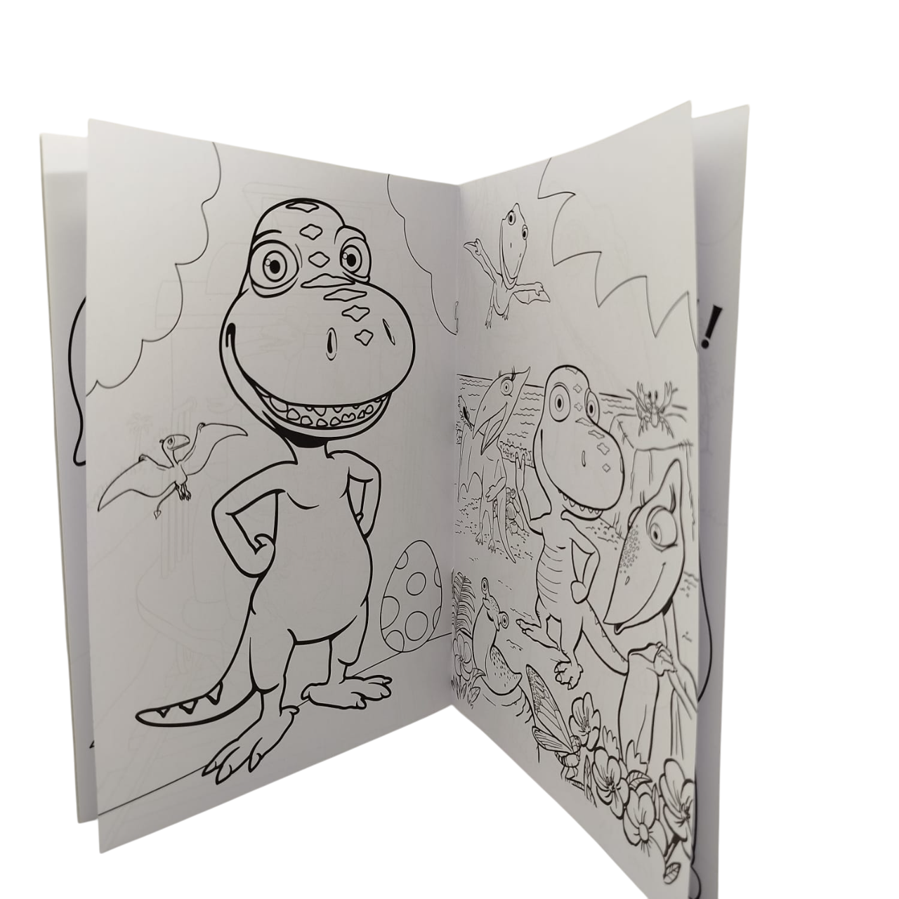 LIBRITOS PARA COLOREAR * PINTEMOS A TINA * 17X24 -COLECCION COLOREA DINOSAURIOS-