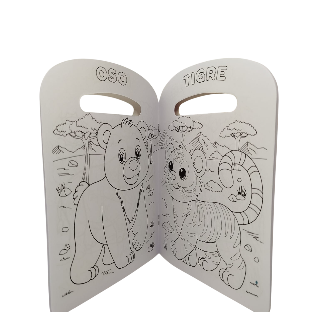 LIBRITOS PARA COLOREAR * SELVA * C/ MANIJITA 16X21 -COLECCION COLOREA GRACIOSOS ANIMALITOS-