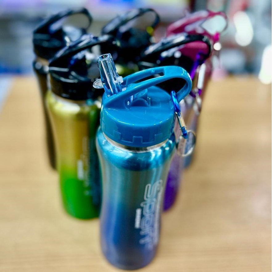 Botella Térmica Acero Inoxidable "SPORT" 350 ml doble capa + Esponja Limpiadora con Mango GRATIS!!