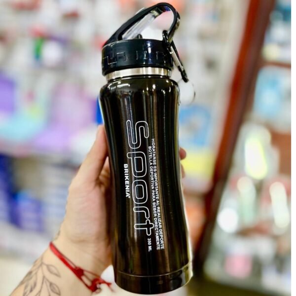 Botella Térmica Acero Inoxidable "SPORT" 350 ml doble capa + Esponja Limpiadora con Mango GRATIS!!