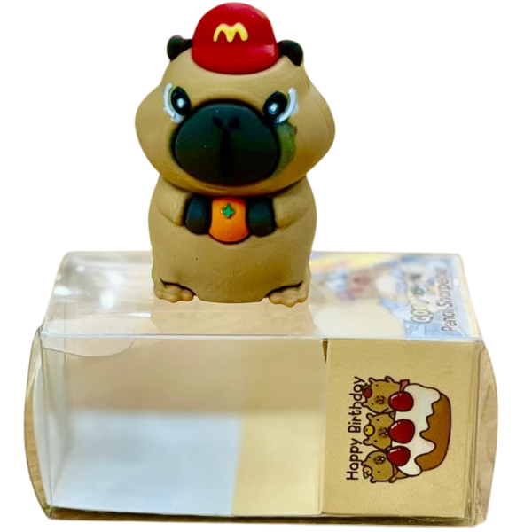 Sacapunta Con Formas " Capybara Mc Donalds " 1 B0ca (Excelente Calidad)