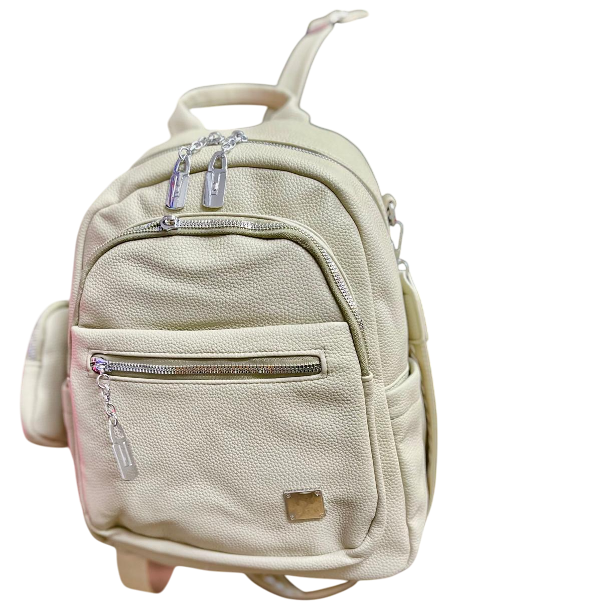 Mochila para Dama "CIERRE PLATEADO" (Excelente Calidad) 8006