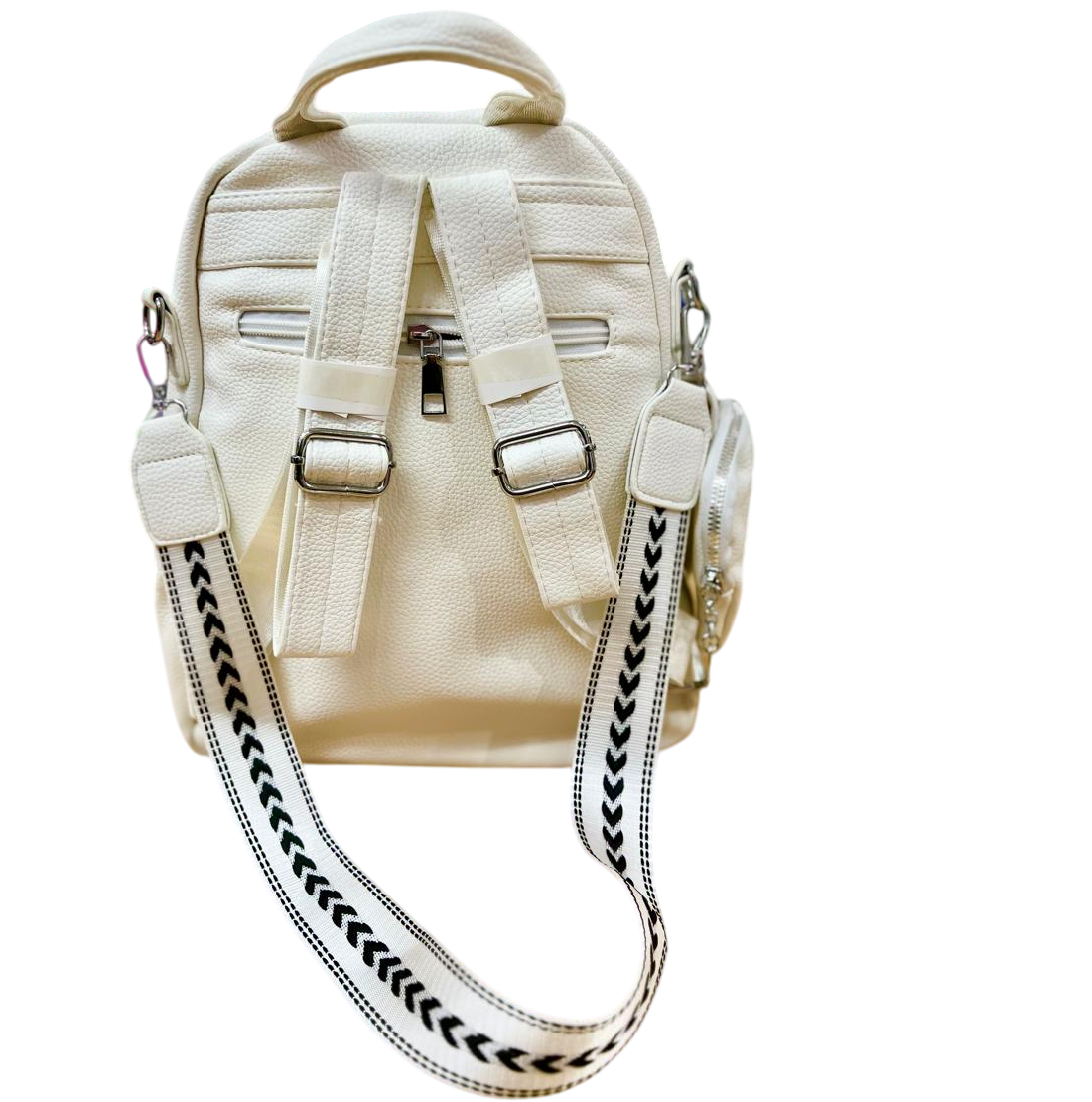 Mochila para Dama "CIERRE PLATEADO" (Excelente Calidad) 8006