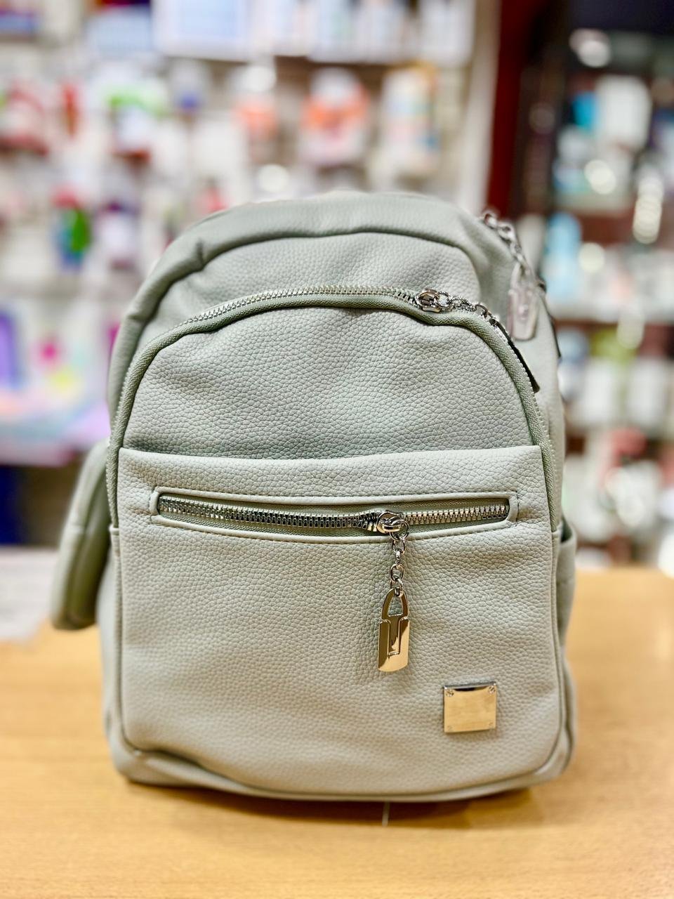 Mochila para Dama "CIERRE PLATEADO" (Excelente Calidad) 8006