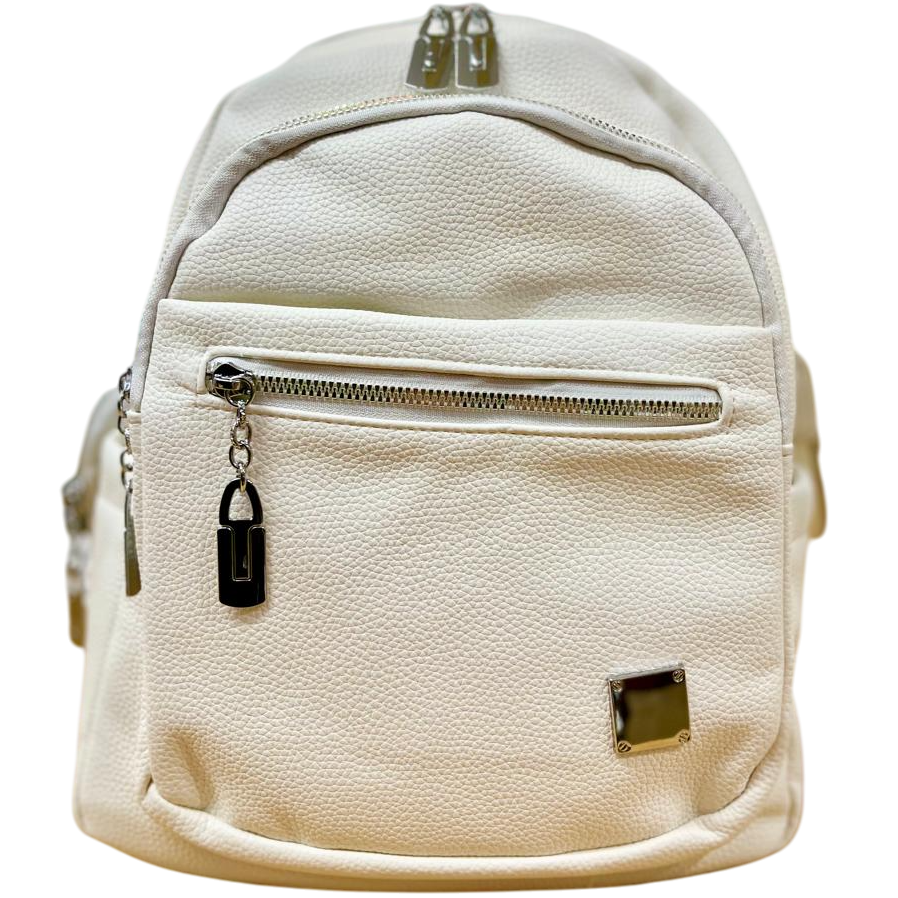 Mochila para Dama "CIERRE PLATEADO" (Excelente Calidad) 8006