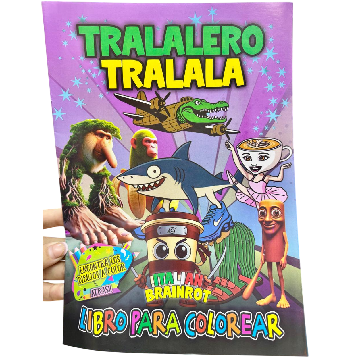 LIBRITOS PARA COLOREAR "TRALALERO TRALALA"