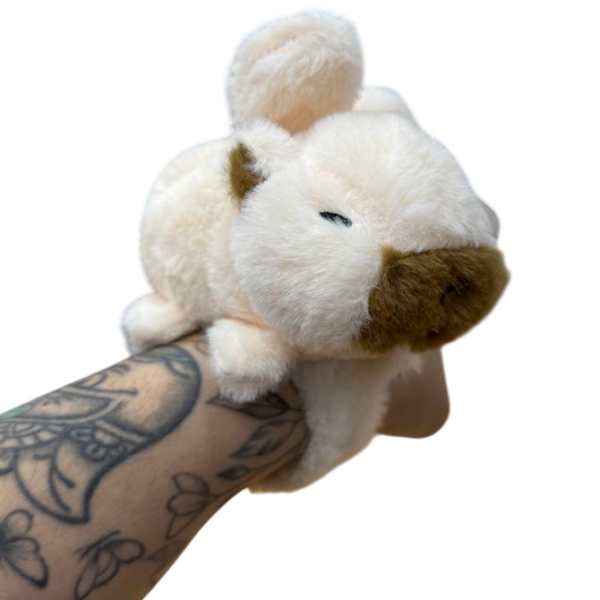 Peluches Capibara - Pulsera Beige- (Mueve Alitas)
