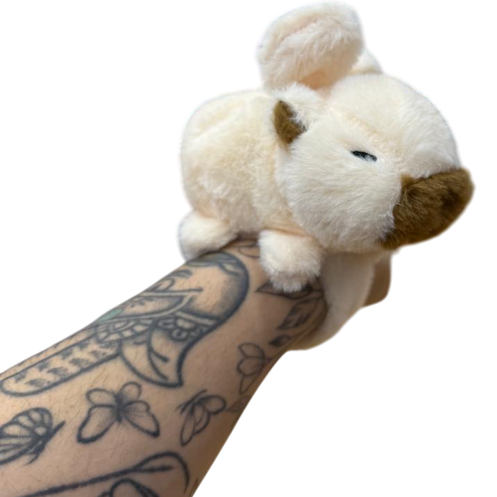 Peluches Capibara - Pulsera Beige- (Mueve Alitas)