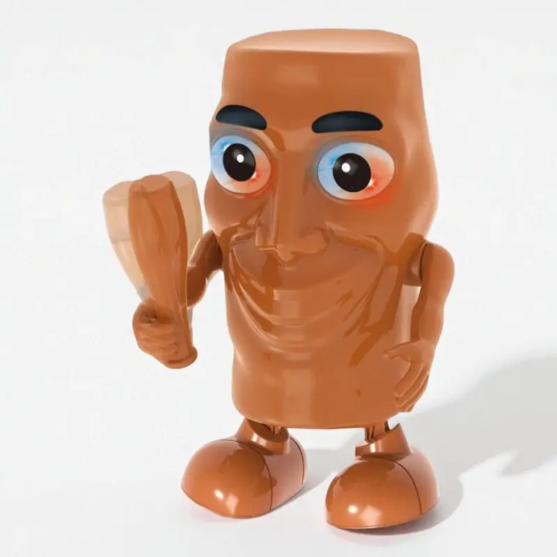 Juguete Bailarin - Tung Tung Sahur - Brainrot Italiano BAILA LUCES MUSICA