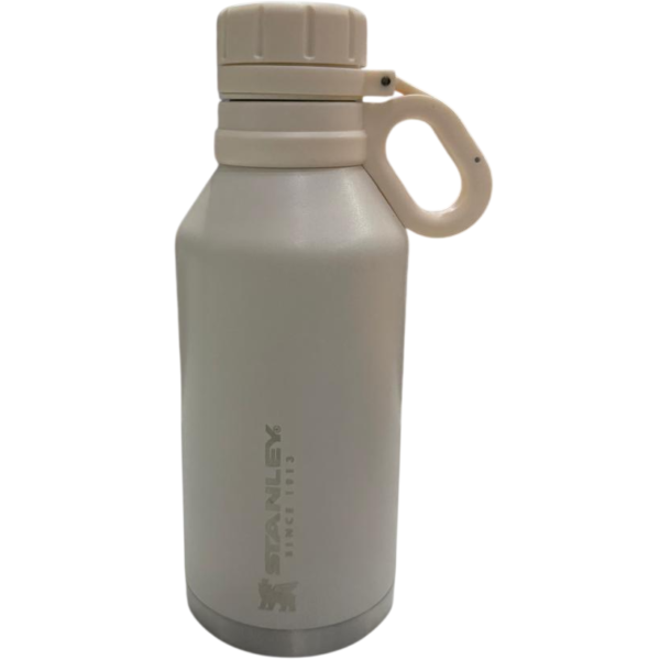 Botellón Viajero Térmico Acero Inoxidable "TRAVEL BLANCO SIMIL STANLEY 1.2 Litros" Doble capa con Manija