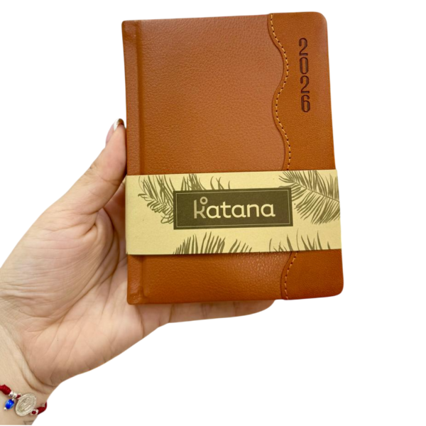 Agendas 2026 " KATANA CUERINA" -Diaria- 10x15 A6 TAMAÑO CHICO