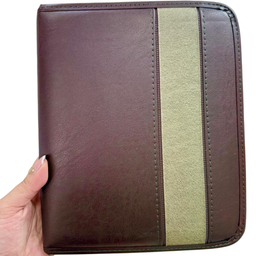 Agendas 2026 " CUERINA C/ CIERRE Y ANILLADA " -Semanal- 16x22 A5 TAMAÑO MEDIANO PREMIUM