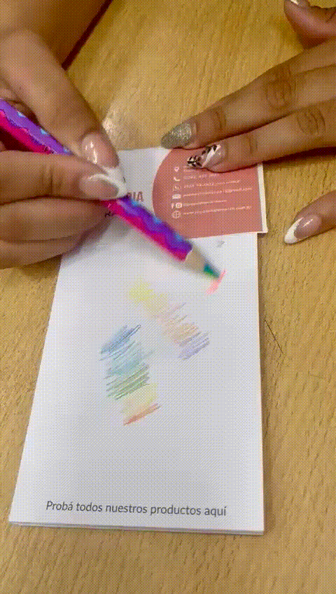 LAPIZ JUMBO BRW * ARCOIRIS FLÚO * RAINBOW (GRUESO)