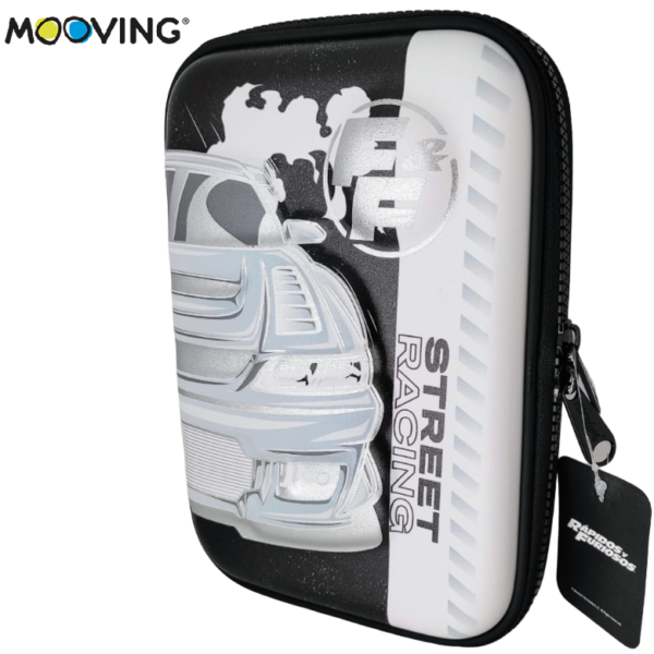 CARTUCHERAS MOOVING "FAST AND FURIOUS" RIGIDAS 1 CIERRE REFORZADAS (2 Divisiónes Internas)