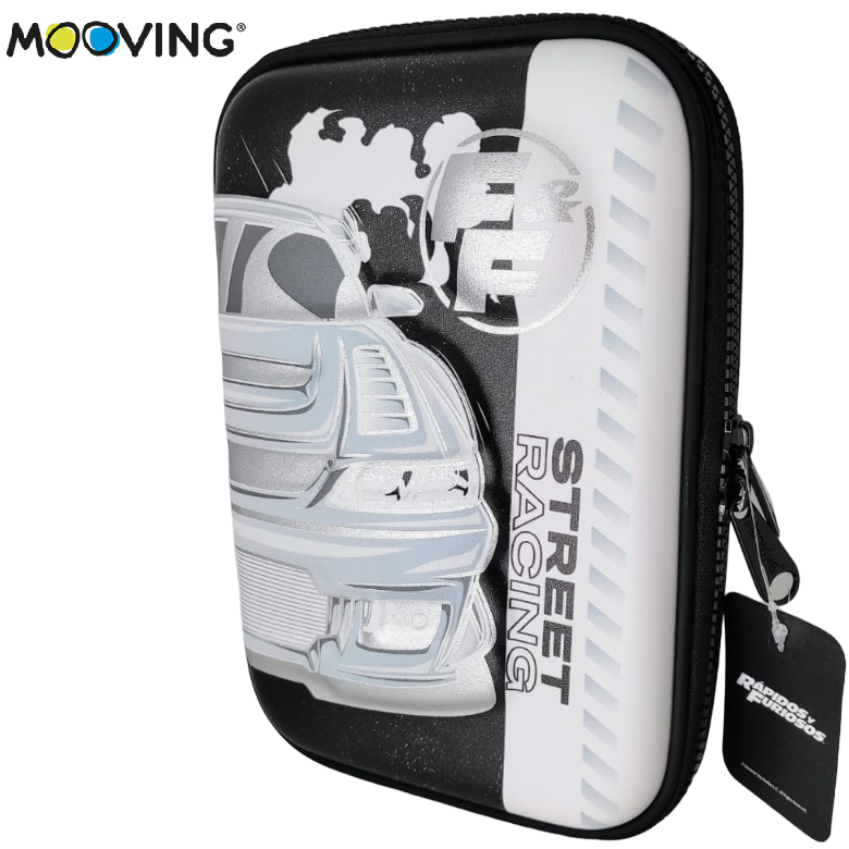 CARTUCHERAS MOOVING "FAST AND FURIOUS" RIGIDAS 1 CIERRE REFORZADAS (2 Divisiónes Internas)