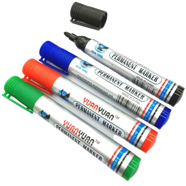 Marcador Permanente HUA YING ** Suelto ** Punta Redonda