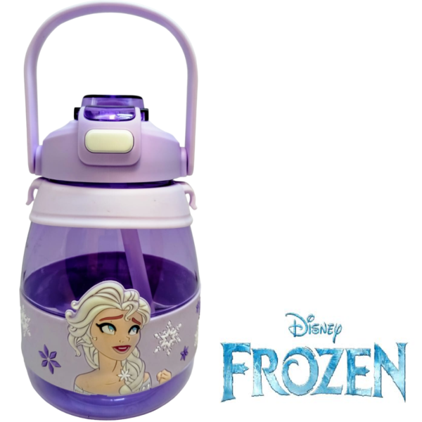 BOTELLA RIGIDA * FROZEN * 1L DOBLE SISTEMA (Pico y botella) KAWAII