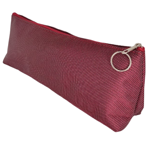 CARTUCHERA MEDIANA "ROJO BITONO"