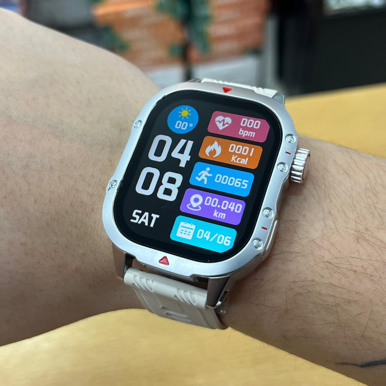 Reloj "SU-80 PLATA" " Smart Watch