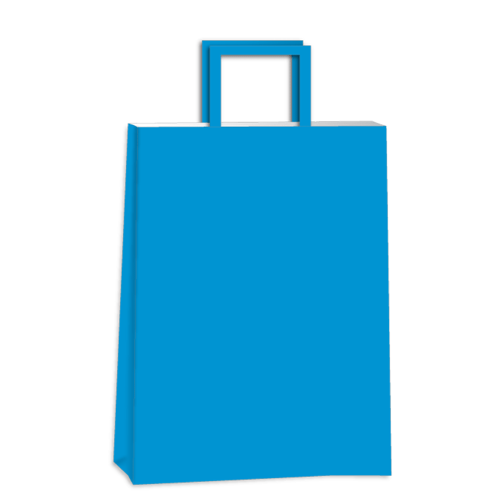 BOLSAS DE REGALO " AZUL " Tamaño 14 x 20 COLOR