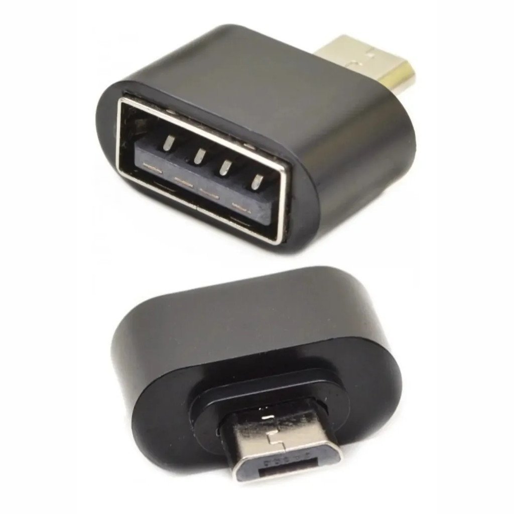 Adaptador OTG Micro Usb (hembra) a USB (macho) ----> coloca tu pendrive