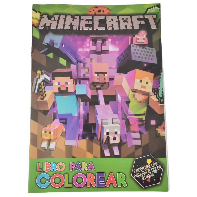 LIBRITOS PARA COLOREAR "MINECRAFT"