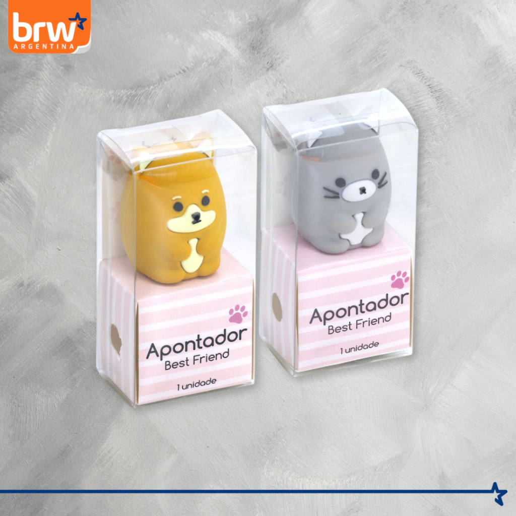 Sacapunta Con Formas " Perritos " BRW 1 B0ca (Excelente Calidad)