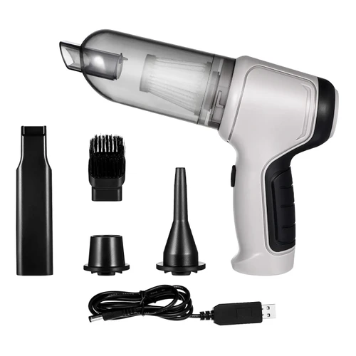 Aspiradoras Portátiles * JB-107 * 3 en 1 (Aspirador + Soplador + Inflador) Recargable // Super Potente //