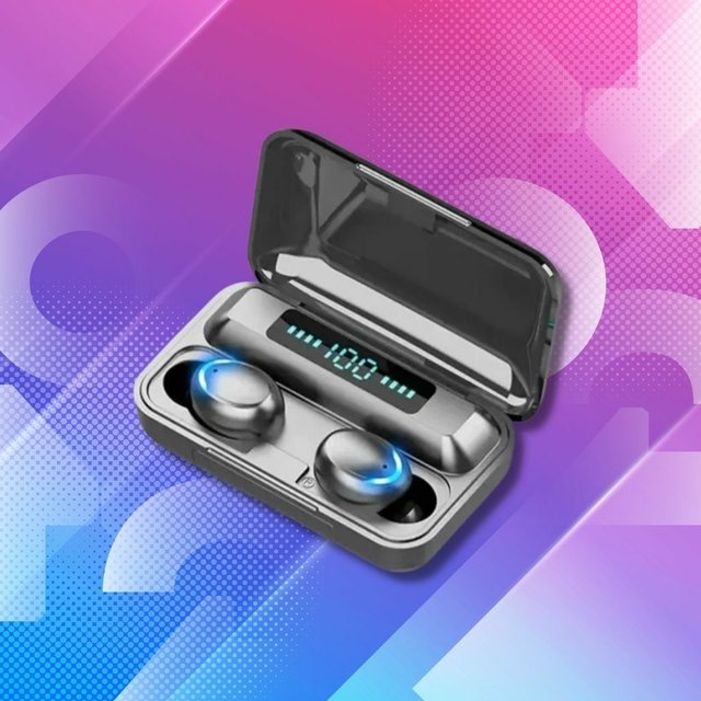 Auriculares TWS "F9 - 5 " Inalambricos Bluetooth (Negro)