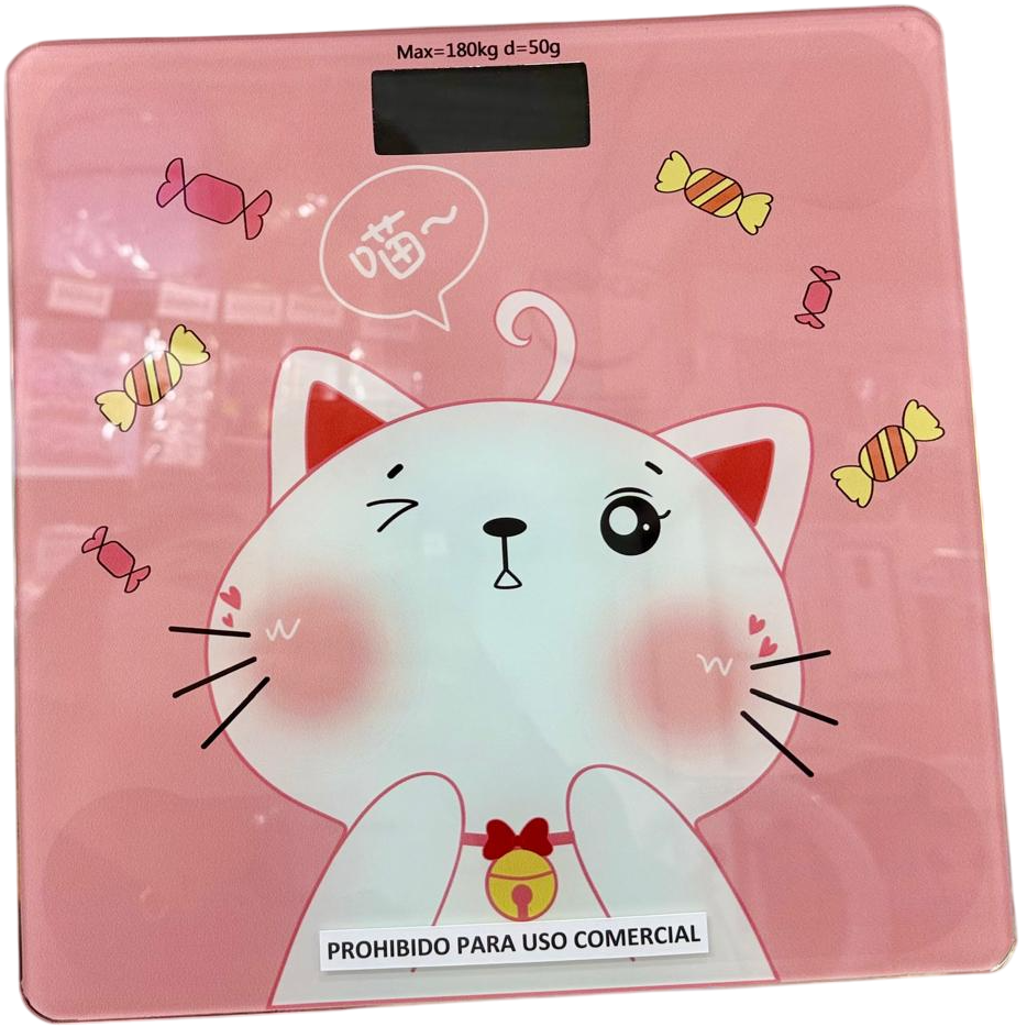 Balanza Personal - Gatito - 180Kg Time