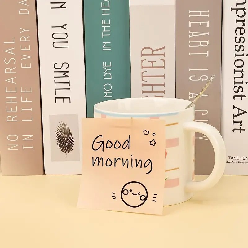 Notas Adhesivas BRW "PASTEL TRANSPARENTES" 75 x 75 - 4 COLORES - (TRANSPARENTES - RESALTADOR)