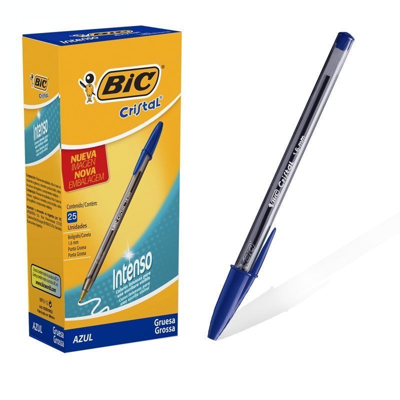 Lapicera Bic - Trazo Ultra Grueso AZUL - x Unidad